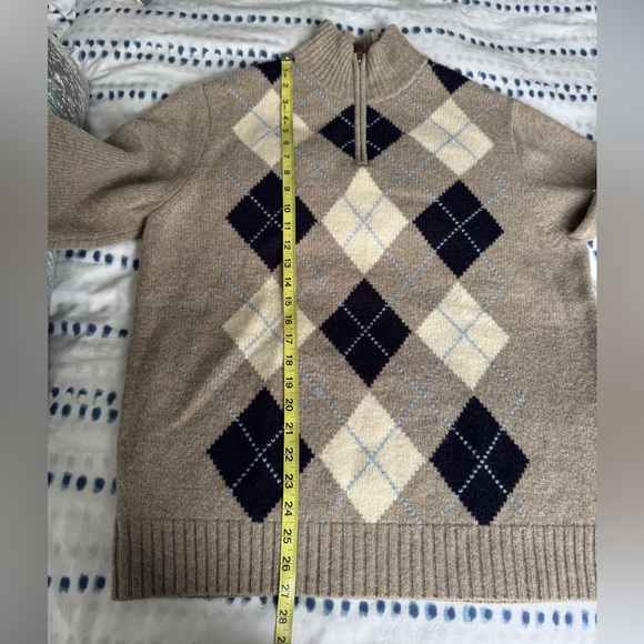 J Crew Preppy 100% Lambs wool Pullover Sweater - Size L - Picture 10 of 10